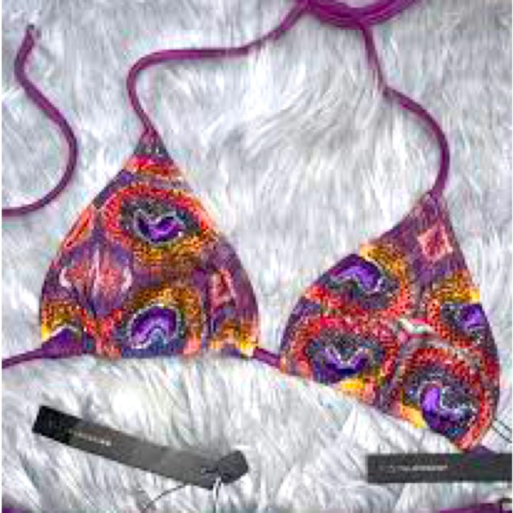 😎 Vix Paula Hermanny beaded swim top